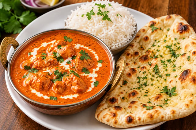 House Special Butter Chicken Lunch.