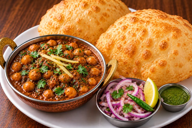 Amritsari Chole Bhature.