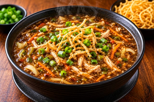 Chicken Manchow Soup.