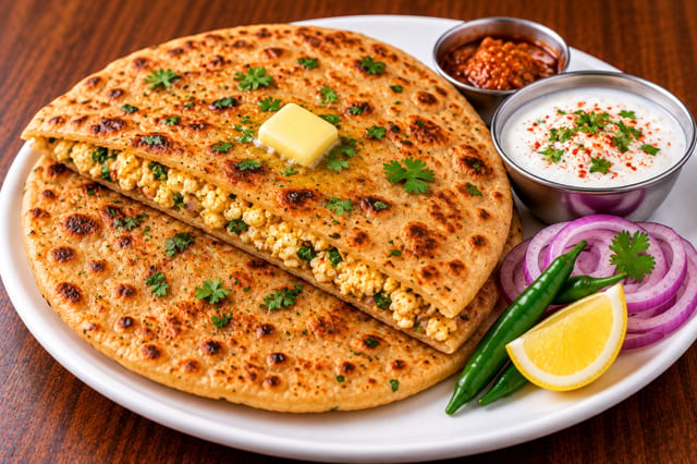 Paneer Paratha.