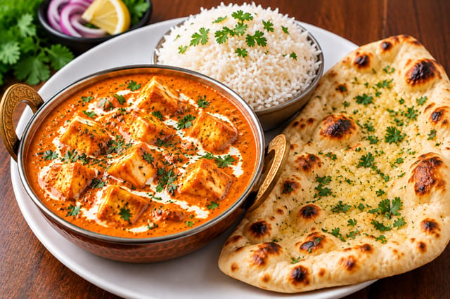 Paneer Butter Masala Lunch.