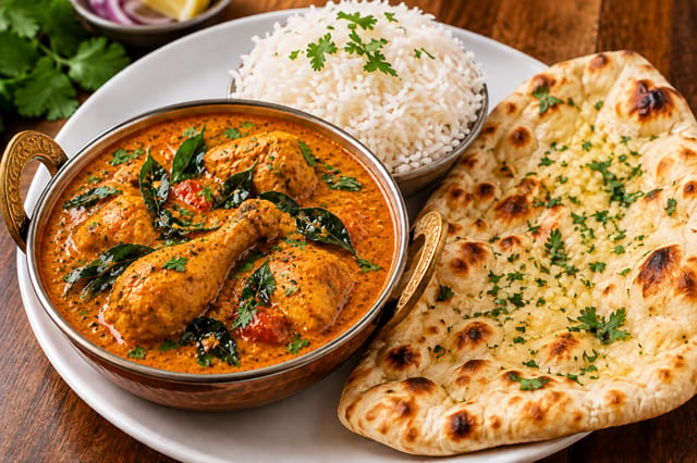 Kerla Chicken Curry Lunch.