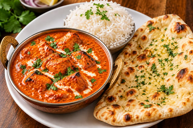 Chicken Tikka Masala Lunch.