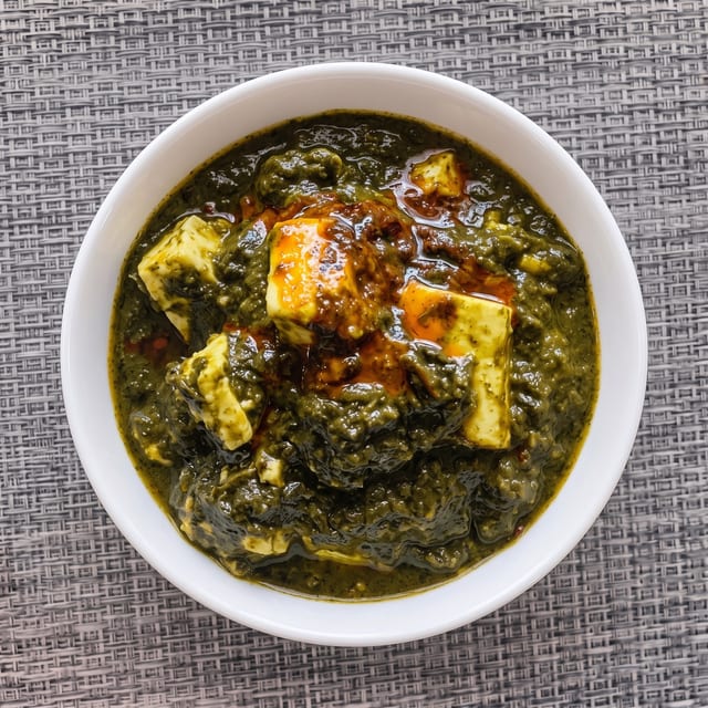 Punjabi Saag Paneer.