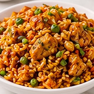 Schezwan Chicken Fried Rice