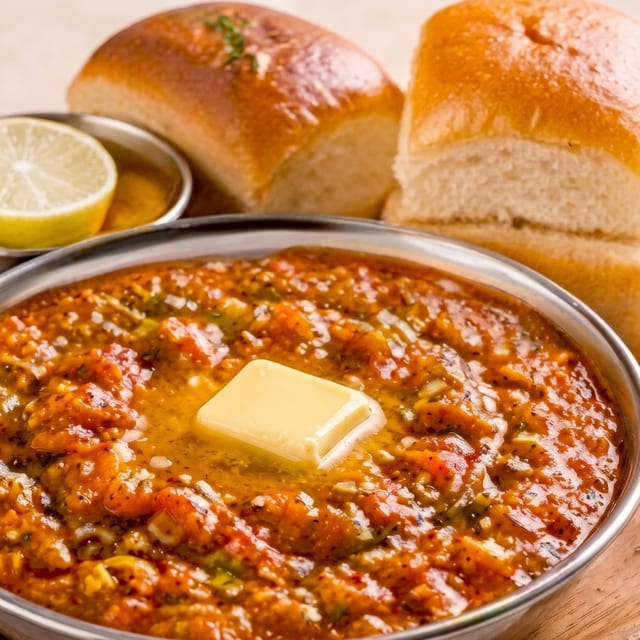 Mumbai-Style Pav Bhaji.