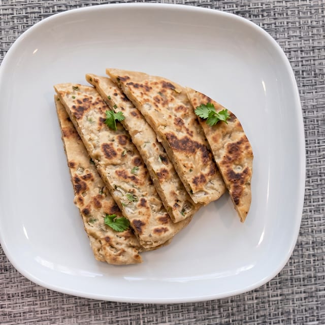 Stuffed Onion Kulcha.