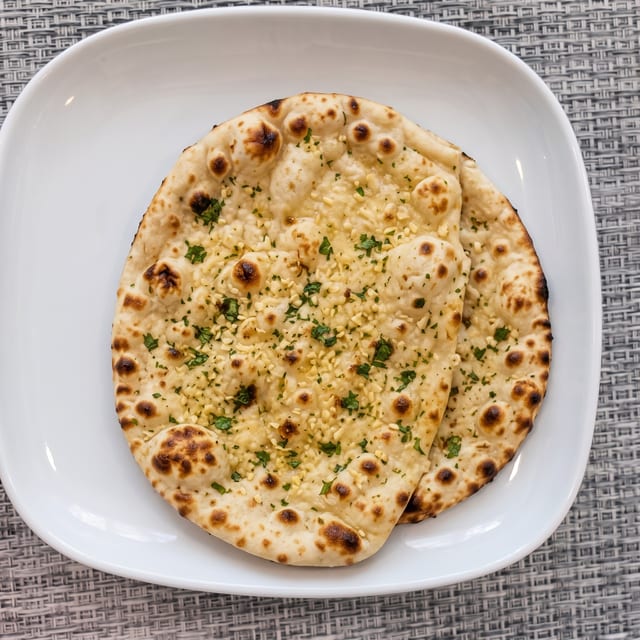 Roasted Garlic Naan.